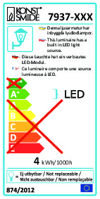 konstsmide Sensorarmatur latina 7937-370 ip54 3w ant
