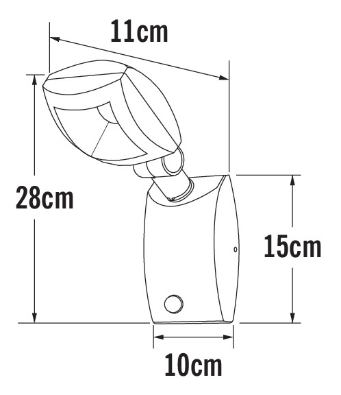 konstsmide Sensorarmatur latina 7937-370 ip54 3w ant