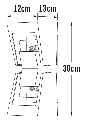 konstsmide Seinävalaisin ulko potenza 7955-250 ip54 gu10 va