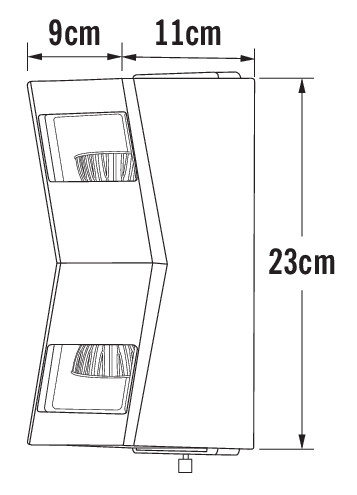 konstsmide Seinävalaisin ulko potenza 7956-370 ip54 gu10 ant