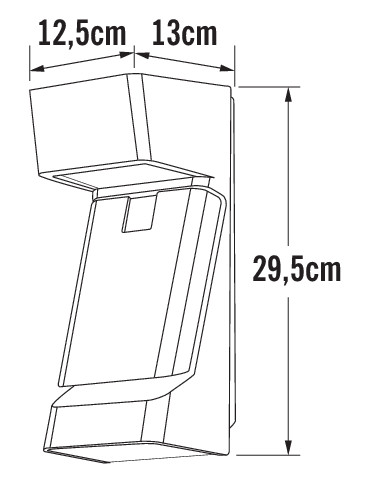 konstsmide Seinävalaisin ulko ravenna 7976-370 ip54 3x4w ant