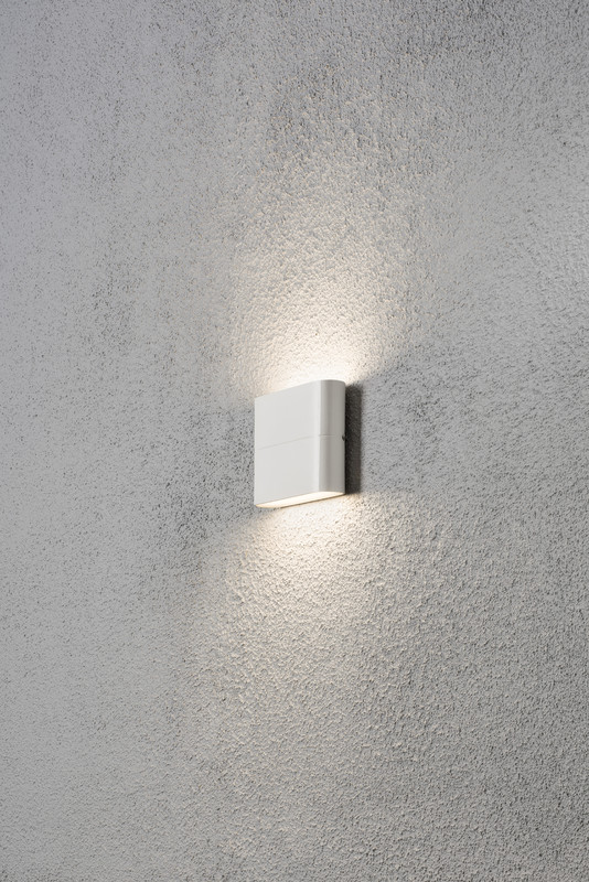 VÄGGARMATUR CHIERI 7972-250 IP54 2X3W VIT