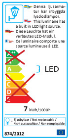 konstsmide Wall luminaire chieri 7927-370 ip54 2x3w gr