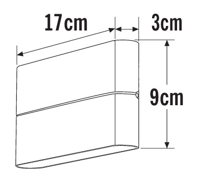 konstsmide Wall luminaire chieri 7973-370 ip54 2x6w gr