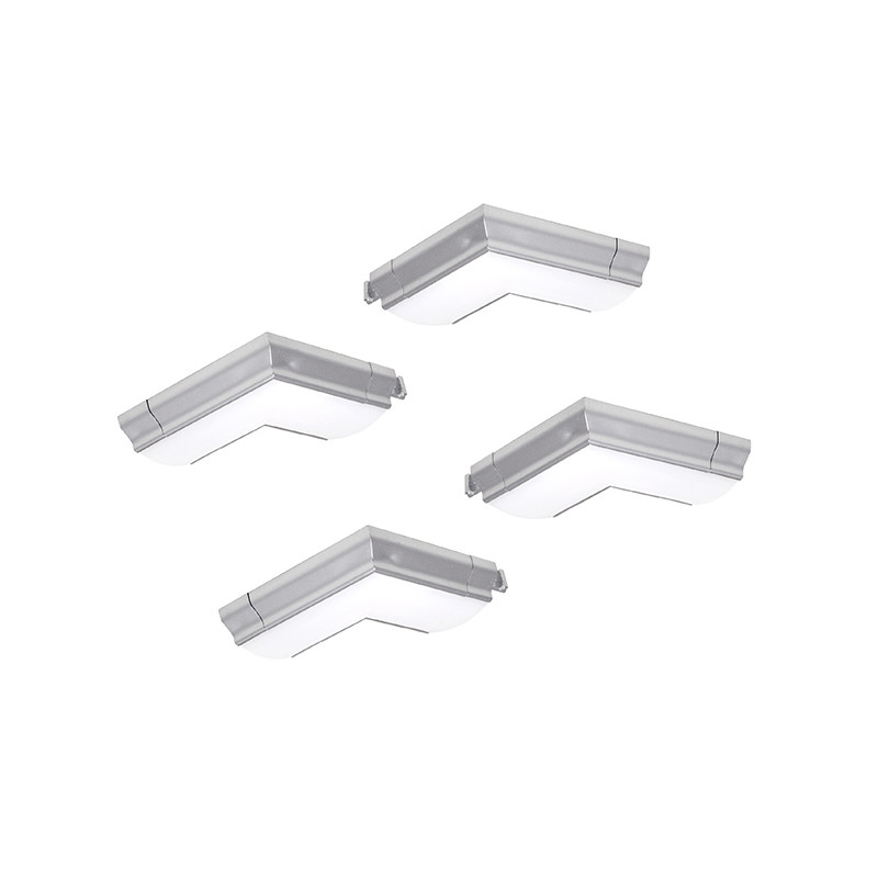 limente Led-light rail led-slim kulmapalatx4 3000k al