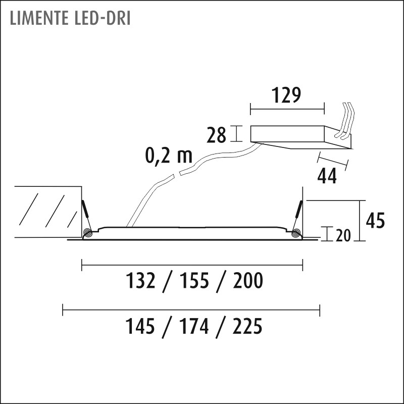 limente Alasvalo led-dri-18 lux 18w 4000k va