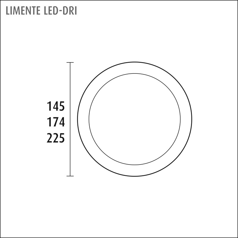 limente Alasvalo led-dri-18 lux 18w 4000k va