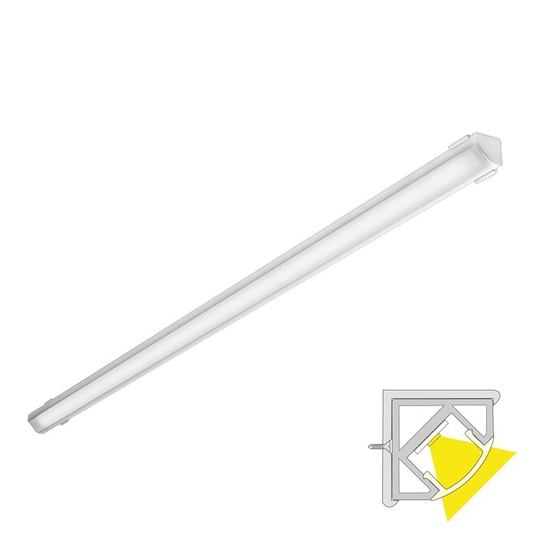 limente Valoprofiili/-nauha corner40com 48w 4k wh