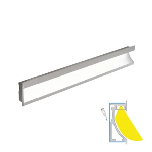 limente Led-light rail led-wall20com 28w 4000k al alu