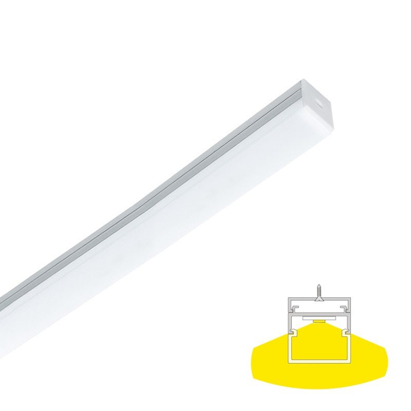 LED-LIGHT RAIL LED-DECKER40LUX 57W 3000K AL