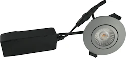 ALASVALO LOW PROFILE ECO IP54 440LMECO 6W 3K GY ROUND