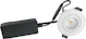 nordtronic Downlight low profile eco ip54 450lmeco 6w 4k wh round