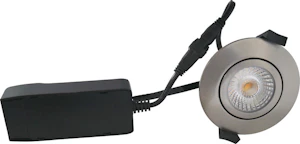 nordtronic Downlight low profile eco ip54 440lmeco 6w 3k ba round