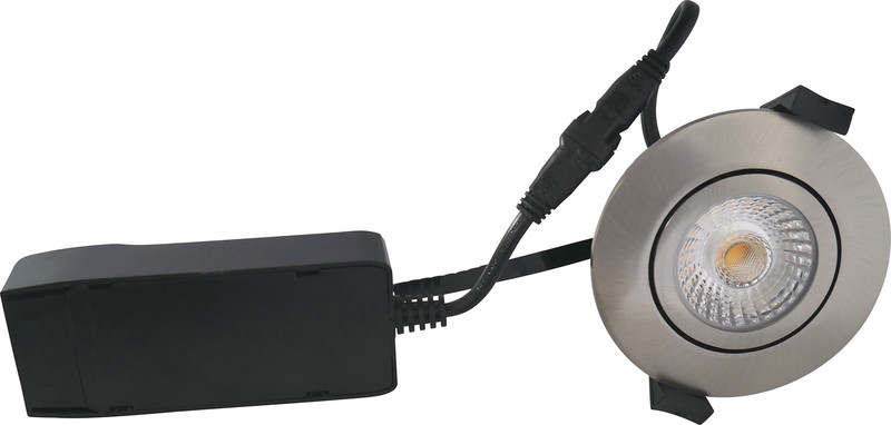 nordtronic Downlight low profile eco ip54 450lmeco 6w 4k ba round