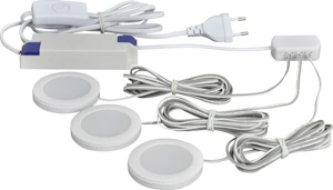 nordtronic Downlight linea ip20 3x166lm2,3 w 350ma3k wh