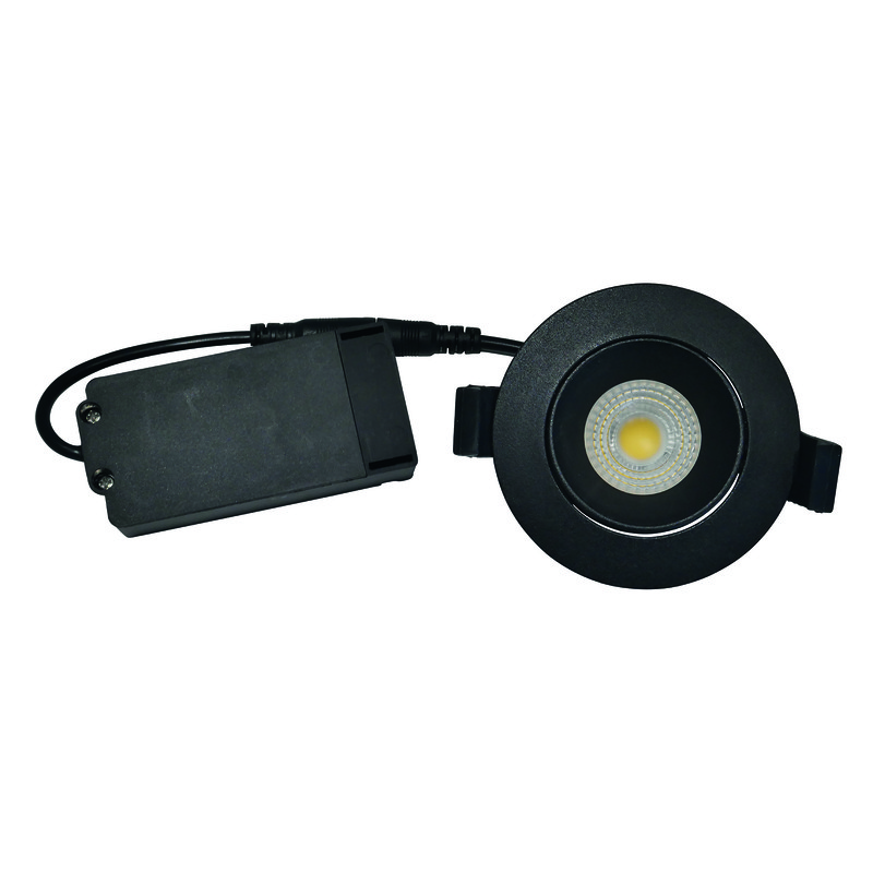 nordtronic Downlight velia low profile ip44 5,5w 3k 320lm55 blround