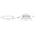 nordtronic Downlight velia low profile ip44 5,5w 4k 340lm55 baround