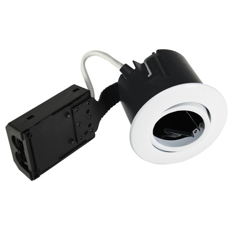 nordtronic Downlight quick install ip44 7,5w30 63mmwh round nolig