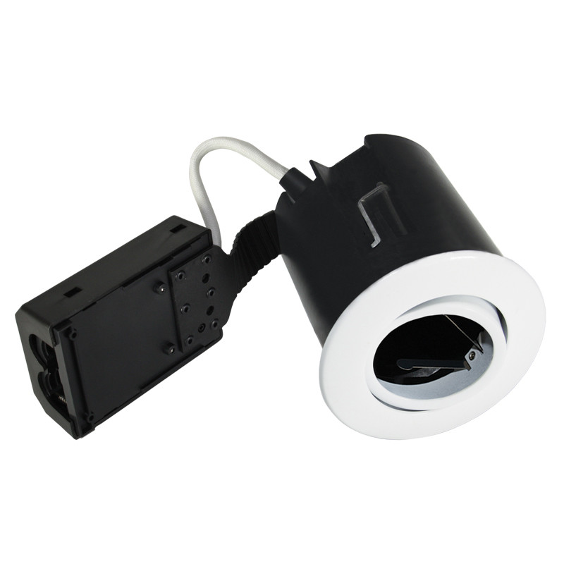 nordtronic Downlight quick install high ip44 7,5w30 96mmwh round nolig