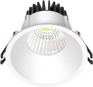 nordtronic Downlight velia pro ip44 9w 3k 740lm 75mmwh r