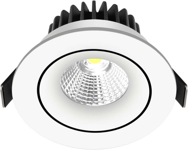 nordtronic Alasvalo velia pro ip44 9w 3k 740lm80mm tilt wh r