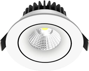nordtronic Alasvalo velia pro ip44 9w 3k 740lm80mm tilt wh r