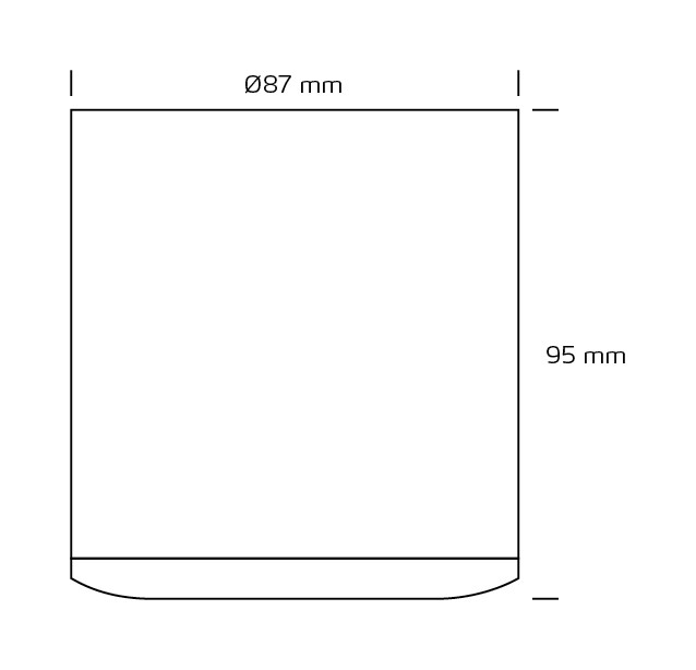 nordtronic Downlight surf install ip20 220-240vac 50hz 87mm bl