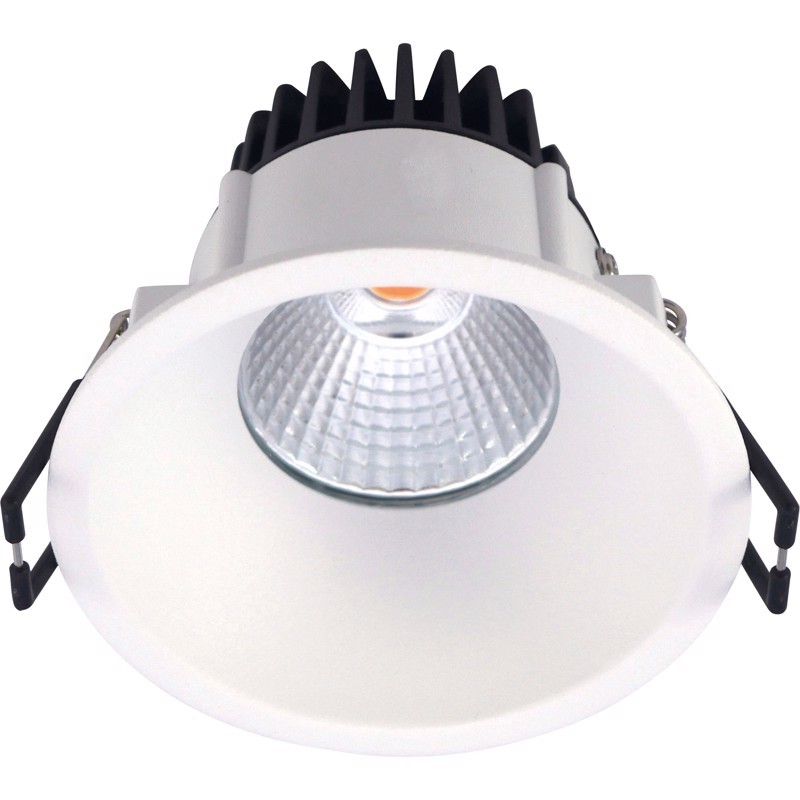 nordtronic Downlight velia ip44 10,9w 830lm 4k wh round