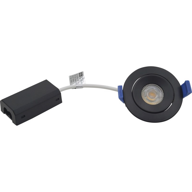nordtronic Downlight low profile dob ip44/20 5w 2,7k/3k bl