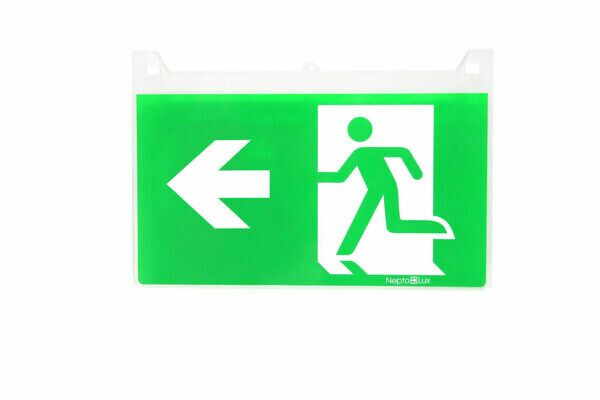 EMERGENCY LIGHT N20GR-L1, EXIT SIGN SYMBOL LEF