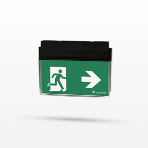 teknoware Exit light opas 90 twt9051wt 230vac/dc ip44 bl