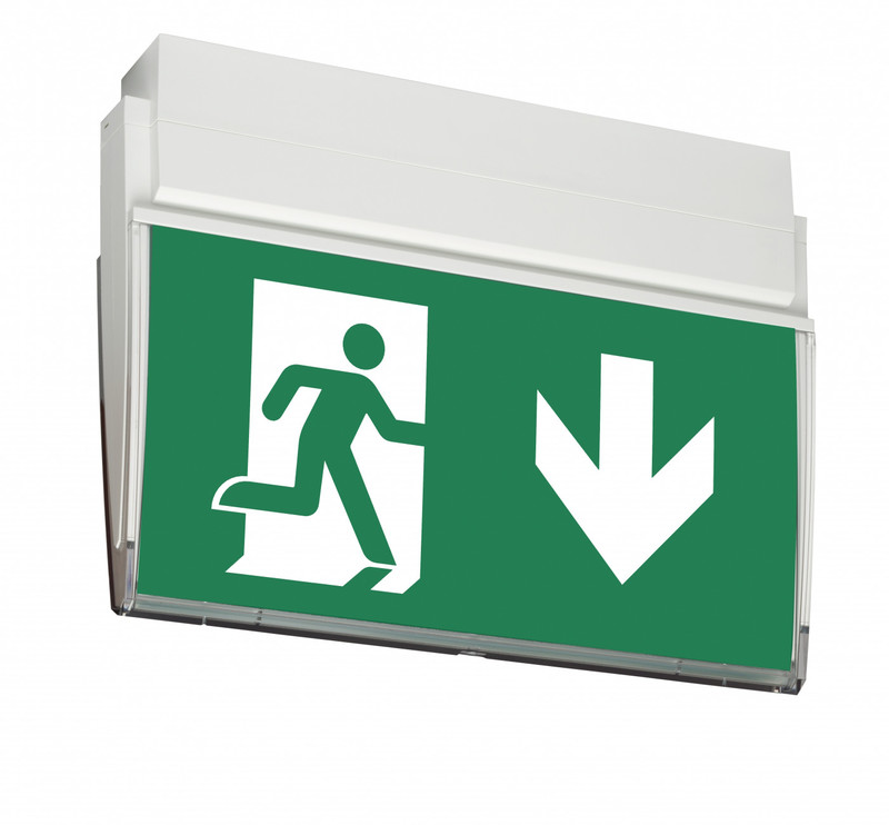 teknoware Exit light opas 90 tws9092wmr 220-240v,50/60hz