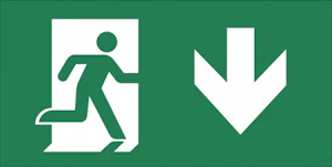 teknoware Exit light heavy pbva901