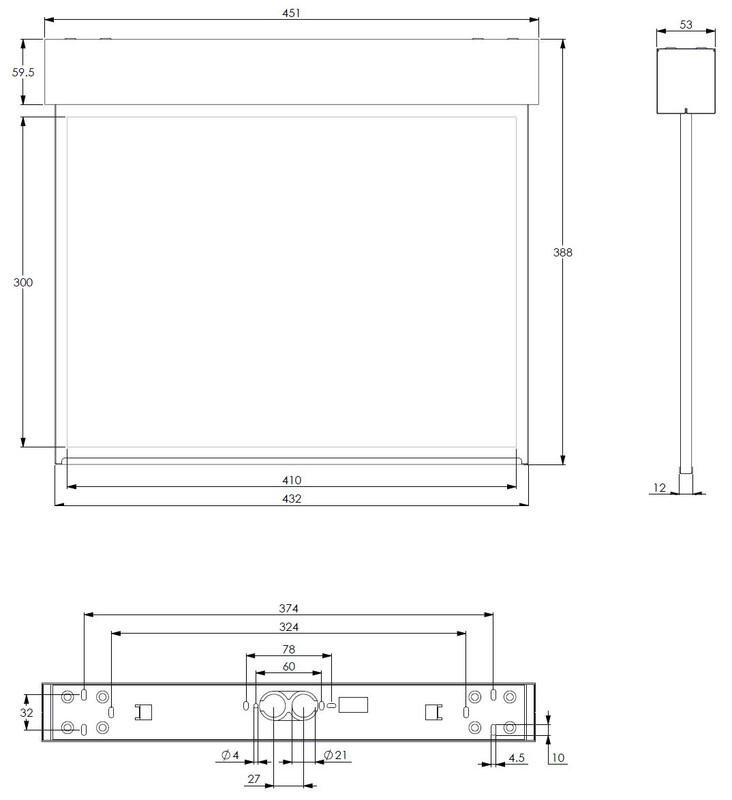 teknoware Opastevalaisin steel twse692wa 230vac ip20