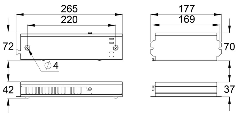 teknoware Turvavalaisin slimspot ii tws6192wm 230 vac/dc ip20 1h