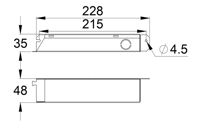 teknoware Turvavalaisin slimspot ii twta441wk 24 vac/dc/dc ip20