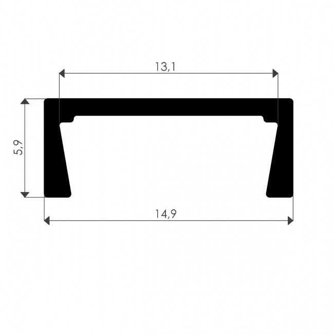 ftlight Led profile premium profile profile 2m, alumiun