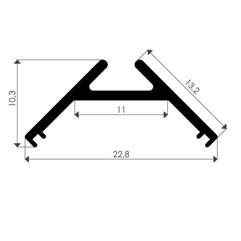 ftlight Led profile premium profile profile corner2m, alumiun