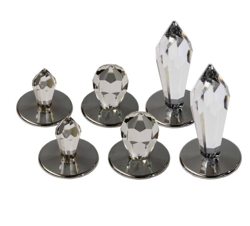 LIGHT DISTRIBUTION ACC. CRYSTAL ASSORTMENT CHROME 6