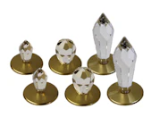 LIGHT DISTRIBUTION ACC. CRYSTAL ASSORTMENT GOLD 6