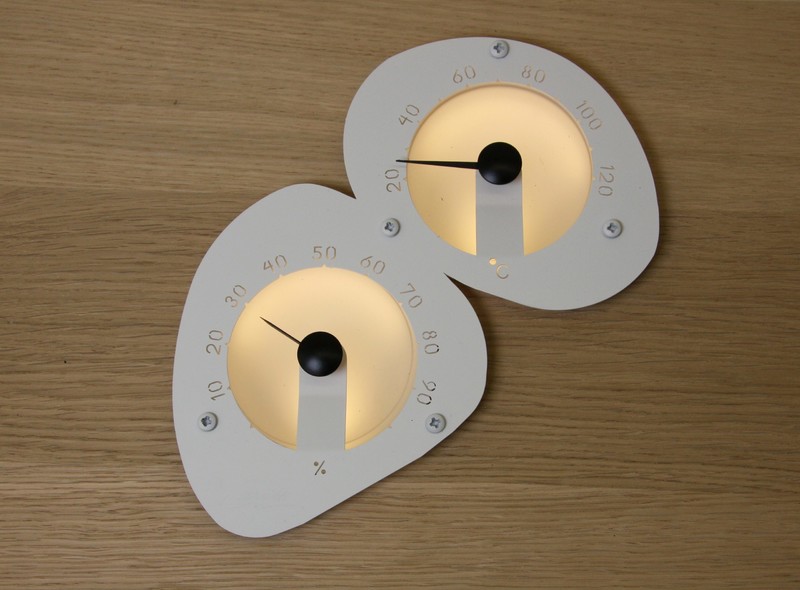 LIGHT DISTRIBUTION ACC. SAUNA HEAT/HUMINITY SEN. WHITE