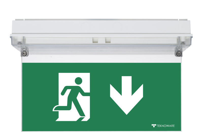 teknoware Opastevalaisin solid exit y3192wm149 230vac 30m alas 1-p