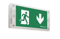 EXIT LIGHT SOLID EXIT TWT3041WK 24VAC/DC IP65