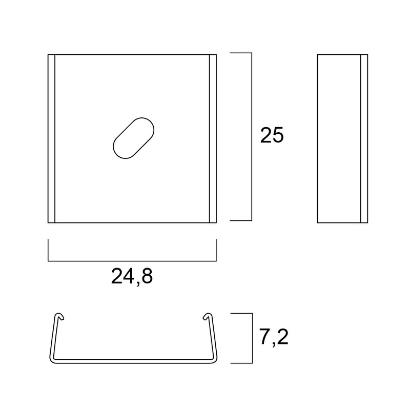 sylvania Mechanical accessories al 0022644 holder rec. 30x20 pair