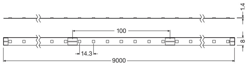 osram Valoprofiili/-nauha lf1200-g3-sw40-09 l2