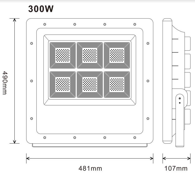 ftlight Strålkastare work platinum 300w 3600lm