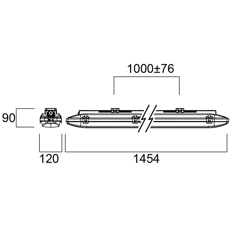 sylvania Seal. industr. lumin. resisto 0010316 ip66 1500 30w 840 grp