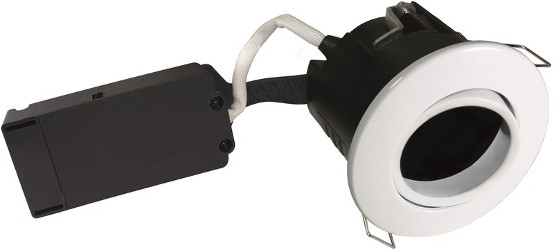 nordtronic Downlight uni install dim out ip44 gu10 max.7,5w dim wh r