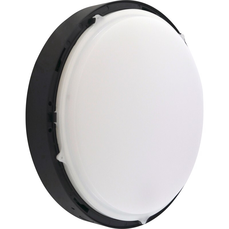 nordtronic Seinävalaisin ulko palma ip65 12w 3k/4k bl sens ei suoj