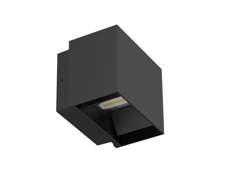 UTOMHUS VÄGGLAMPA WALO 10W SVART